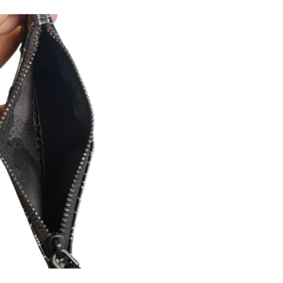 Badgley Mischka Black and White Cosmetic Bag NWT - Picture 7 of 10